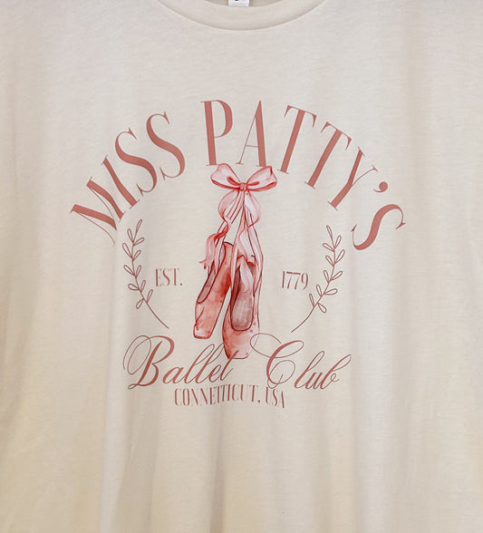 PREORDER Miss Patty’s Ballet School tee